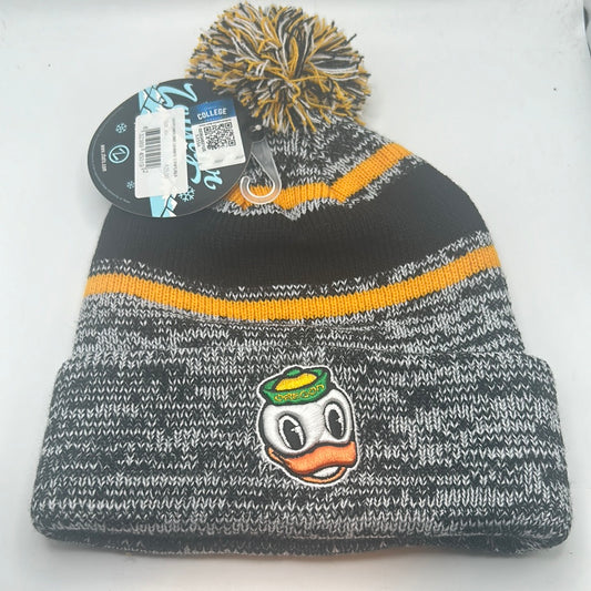 Oregon University Zephyr Knit Pom Beanie