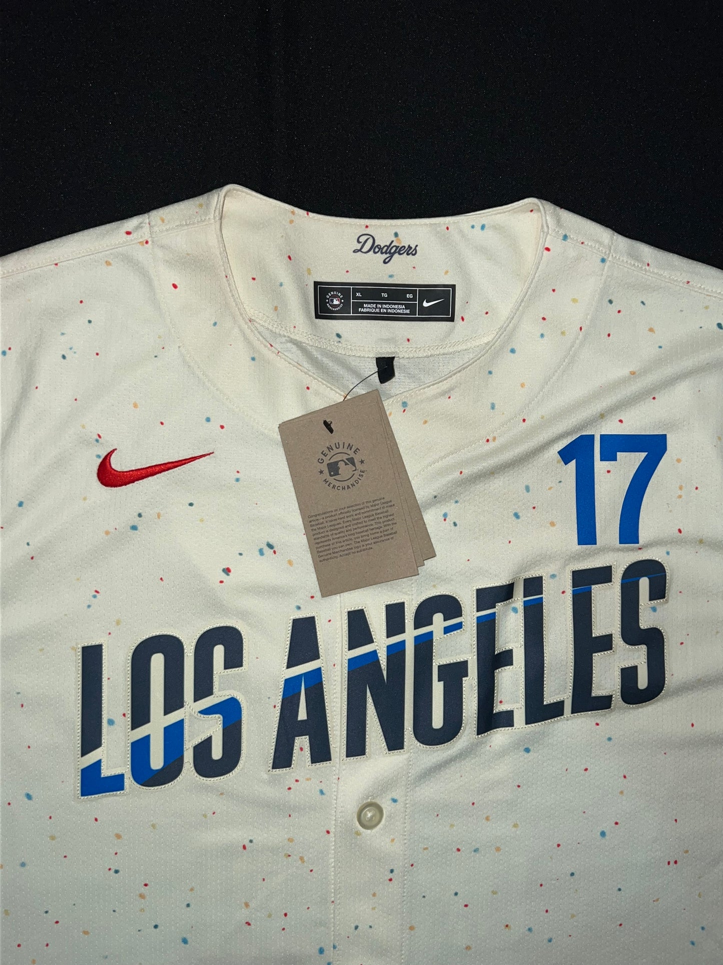 Los Angeles Dodgers MLB Genuine Merchandise #ITFDB #17 Ohtani 2024 City Connect Limited Men’s Jersey