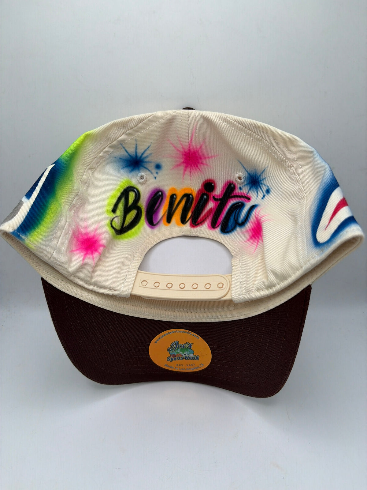 Super Bowl LX JSW Football Benito Hand Painted A-Frame Adjustable Hat
