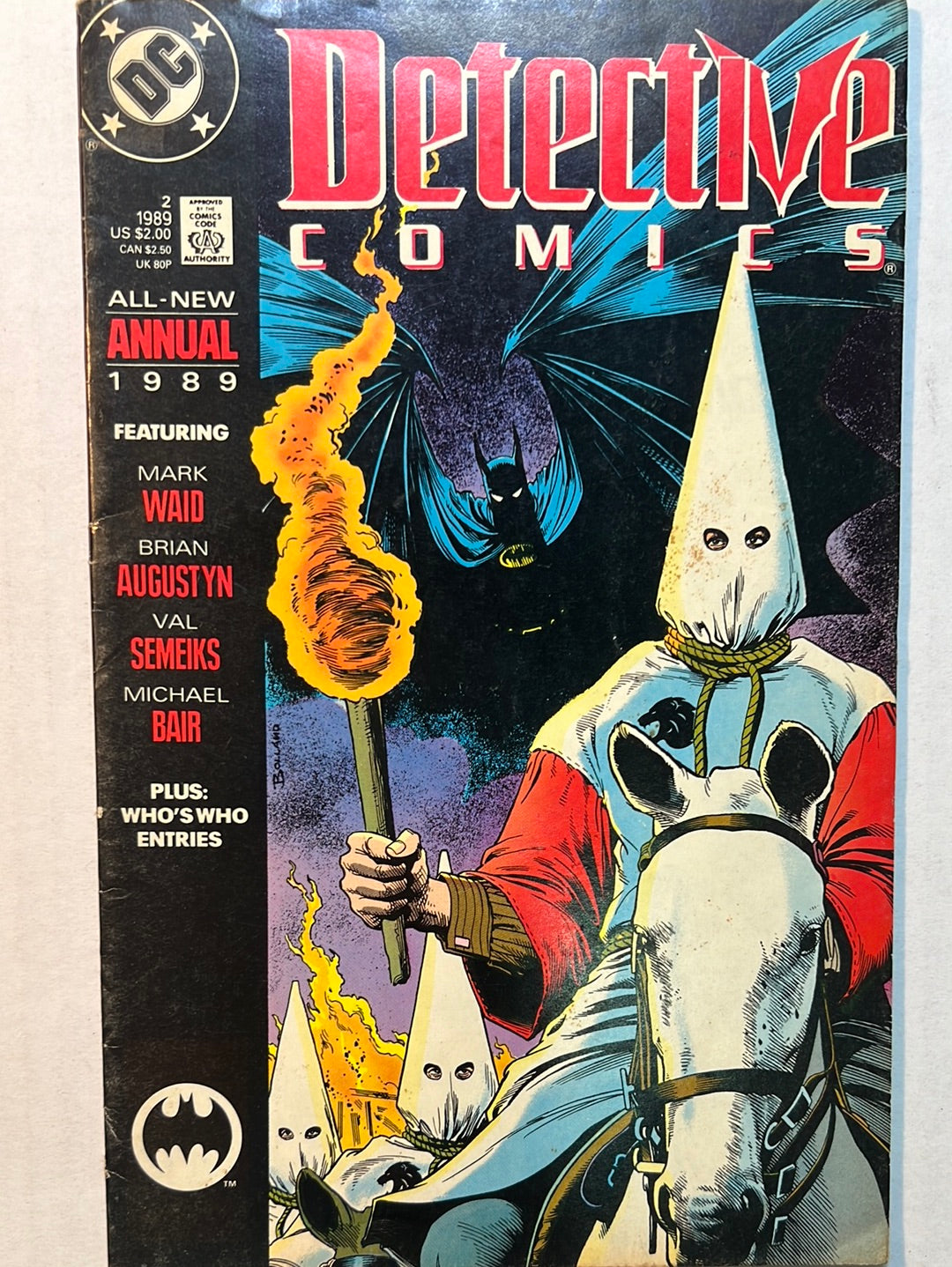 Detective Comics by DC Comics 1989 No. 2 Comic Book