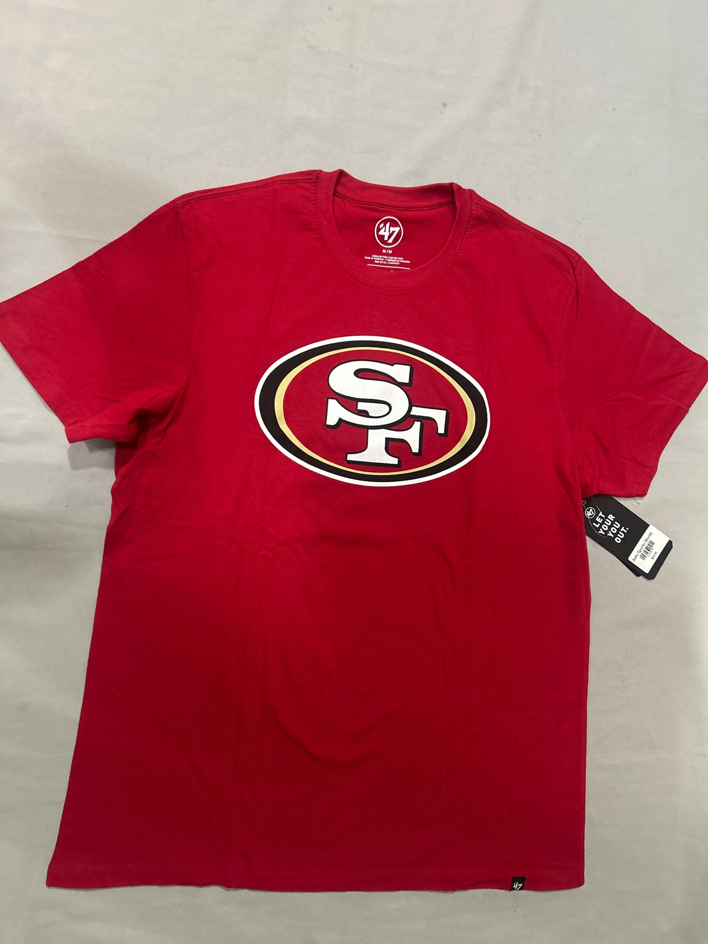 San  Francisco 49ers NFL 47Brand Red Tee Men