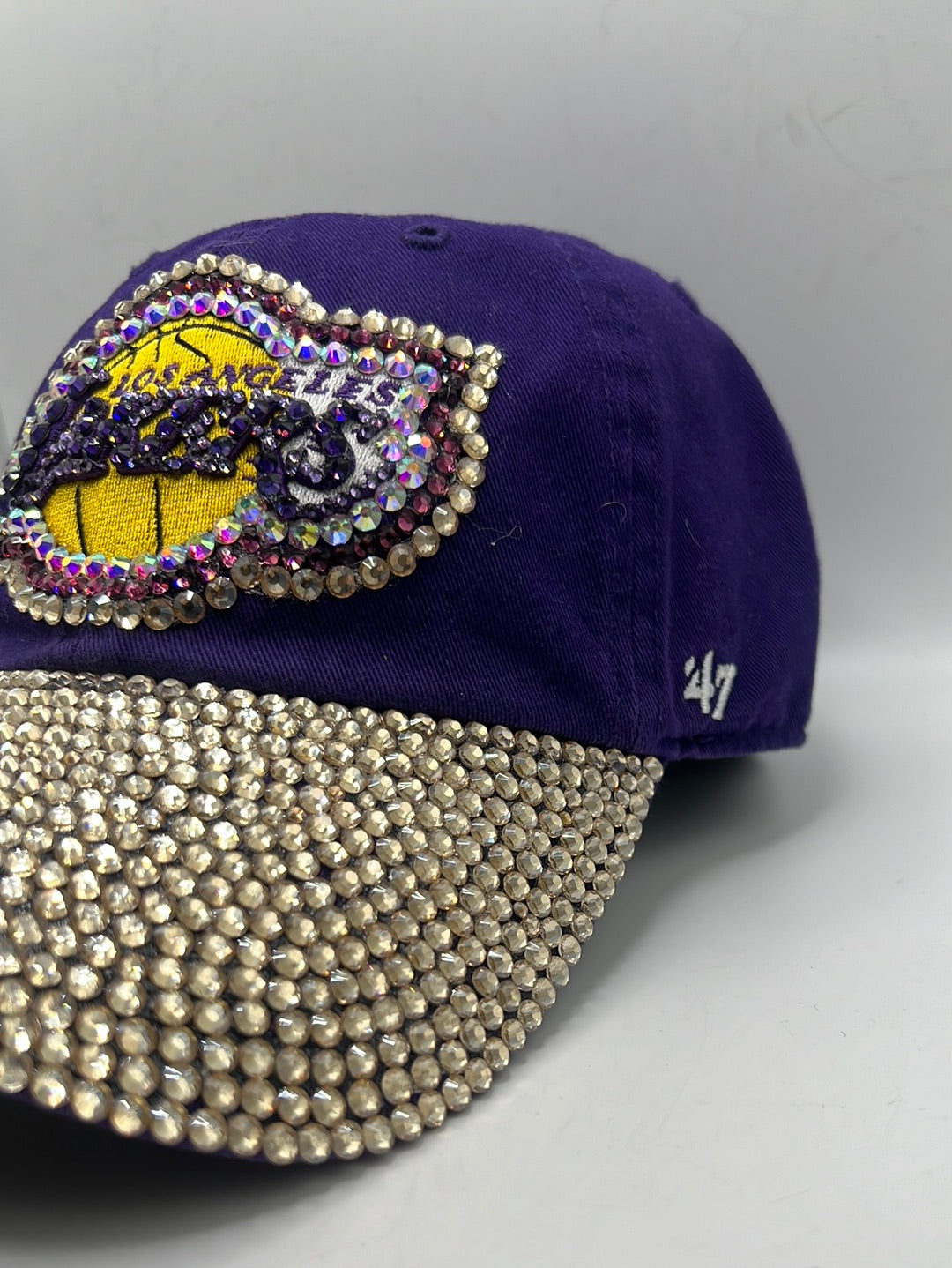 Los Angeles Lakers NBA #6 Bedazzled Adjustable Hat