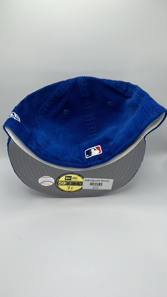 Los Angeles Dodgers MLB New Era 59Fifty World Series 2020 Suede Fitted Hat - Authentic Royal Blue