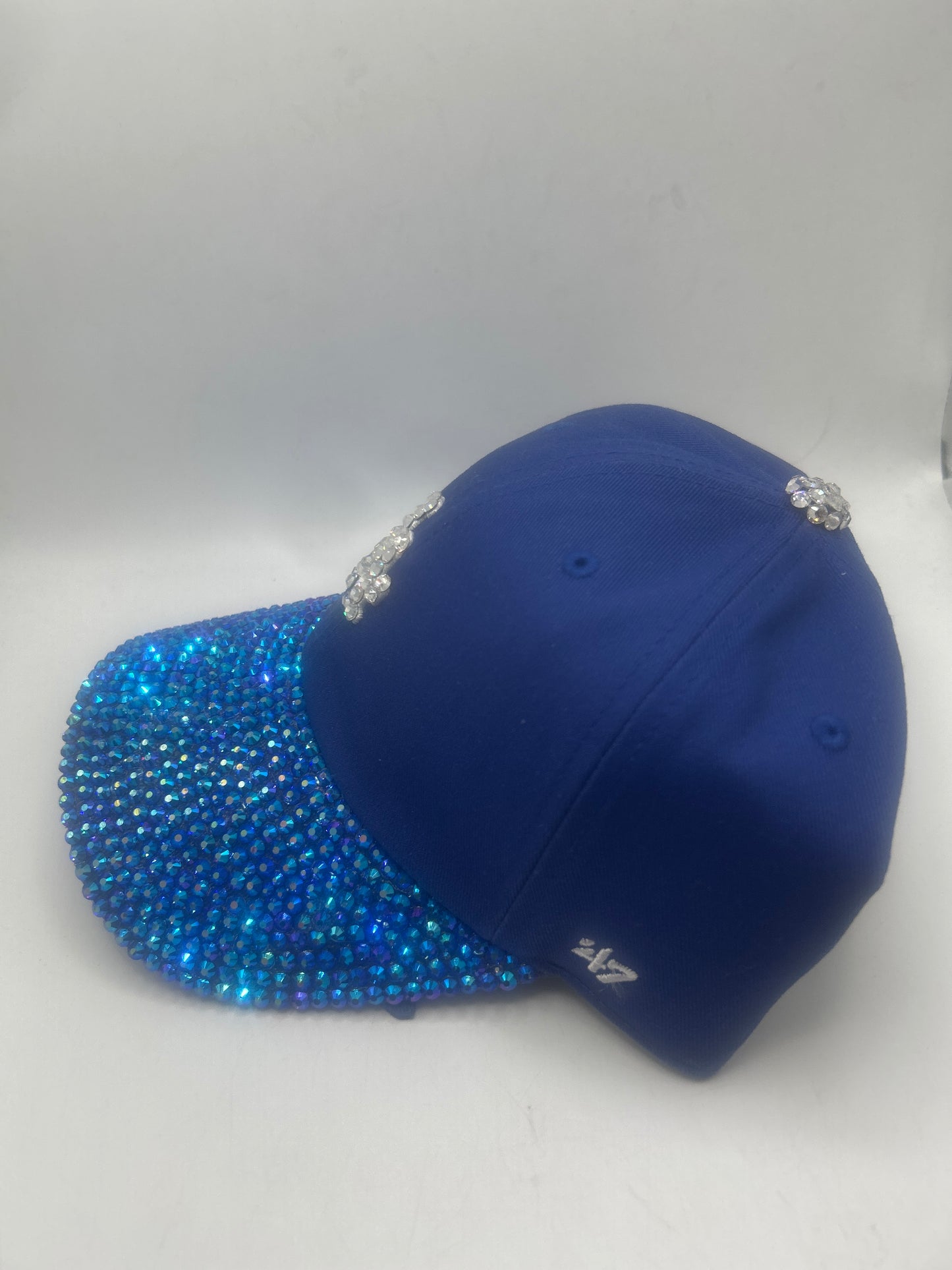 Los Angeles Dodgers MLB 47Brand Bedazzled Adjustable Bow Back Hat