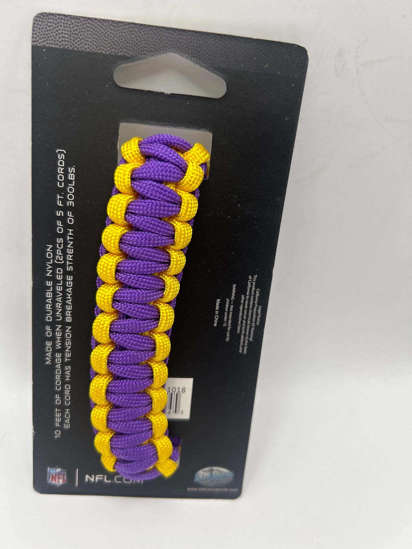 Minnesota Vikings NFL Survivor Bracelet