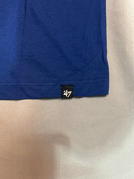 Los Angeles Rams NFL 47Brand Royal Blue with Logo Men T-Shirt