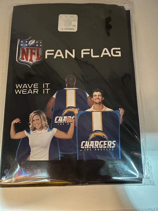 Los Angeles Chargers NFL Fan Flag 32.5” X 47”