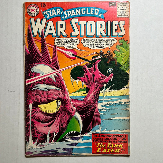 Star Spangled War Stories by DC Comics ""The Tank Eater!" No. 120 Comic Book