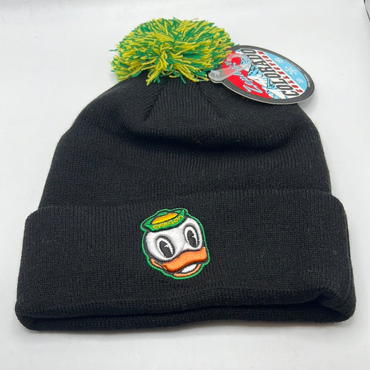 Oregon University Zephyr Knit Pom Beanie