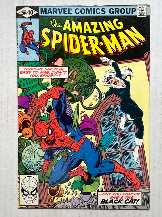 The Amazing Spider-Man By Marvel Comics Group #204 May 1980 Comic Book