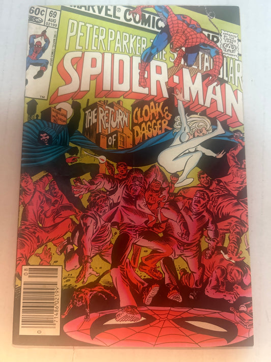 Peter Parker, The Spectacular Spider-Man by Marvel Comics Group "The Return of Coal & Dagger" #69 Comic Group