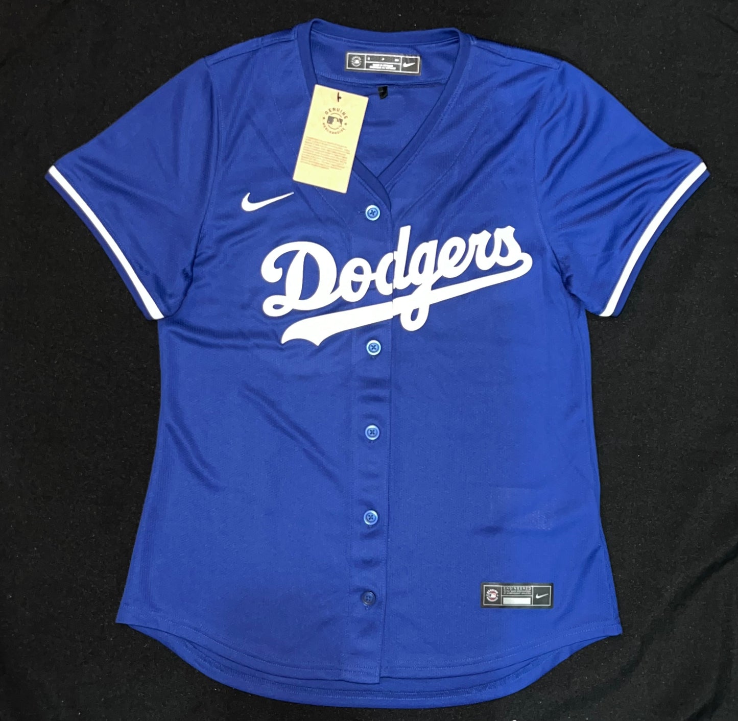 Los Angeles Dodgers MLB Nike Genuine Merchandise Royal Blue Women Jersey