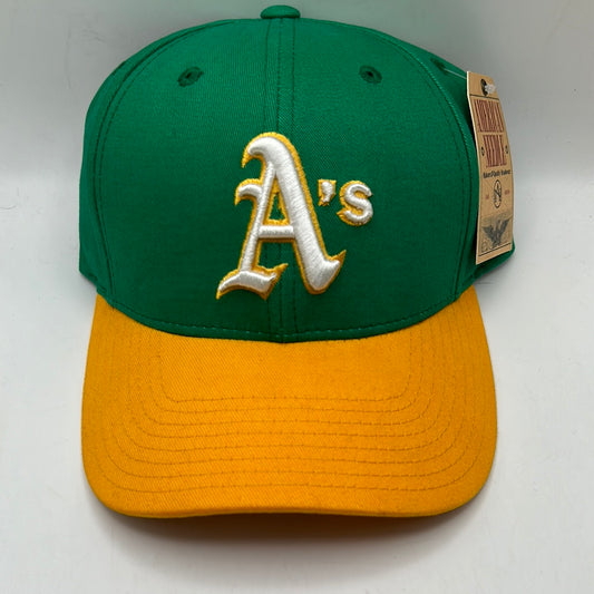 Vintage Oakland Athletics MLB American Needle Cooperstown Collection Strap Back Hat