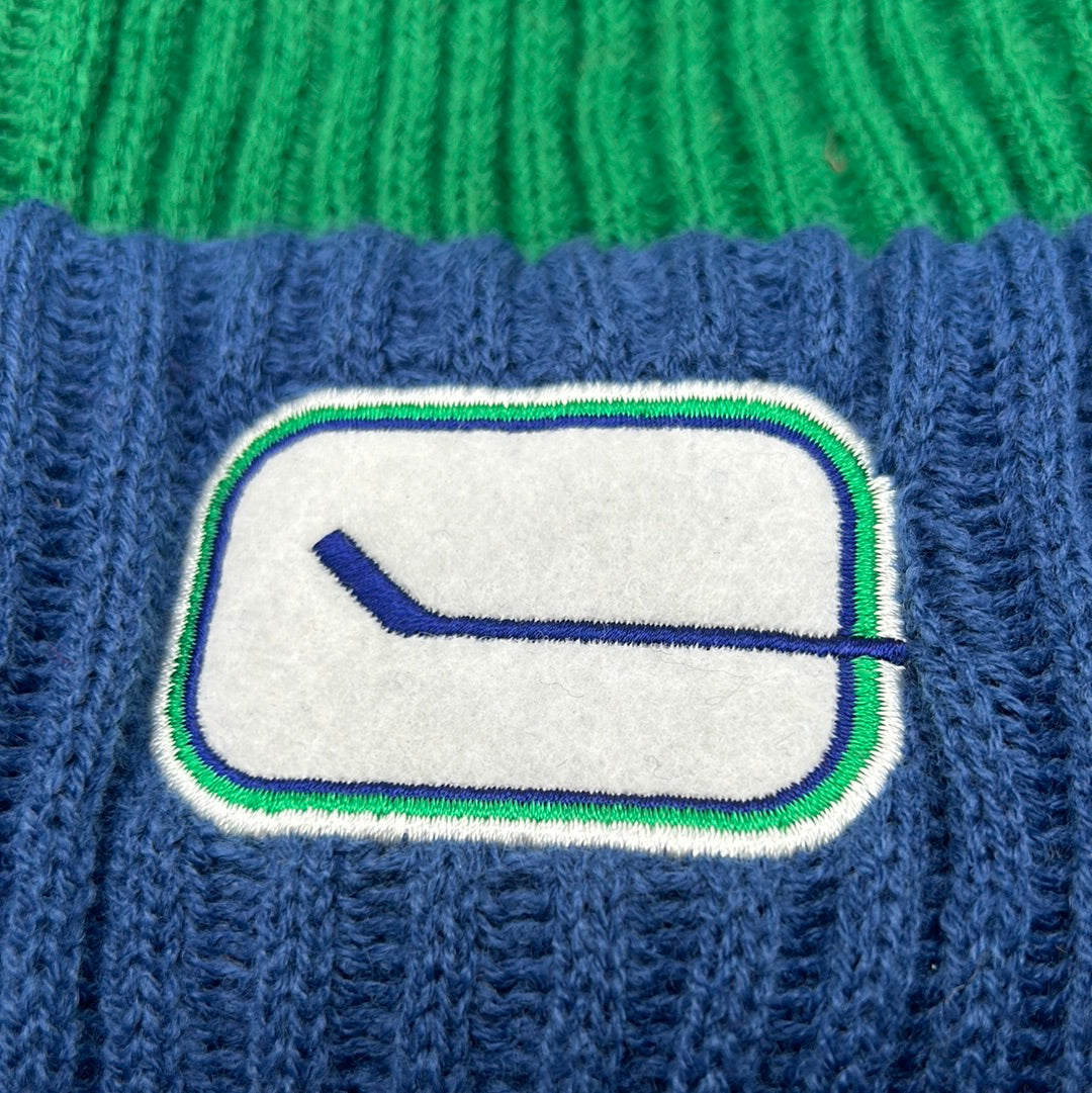 Vintage Vancouver Canucks NHL American Needle Knit Pom Beanie