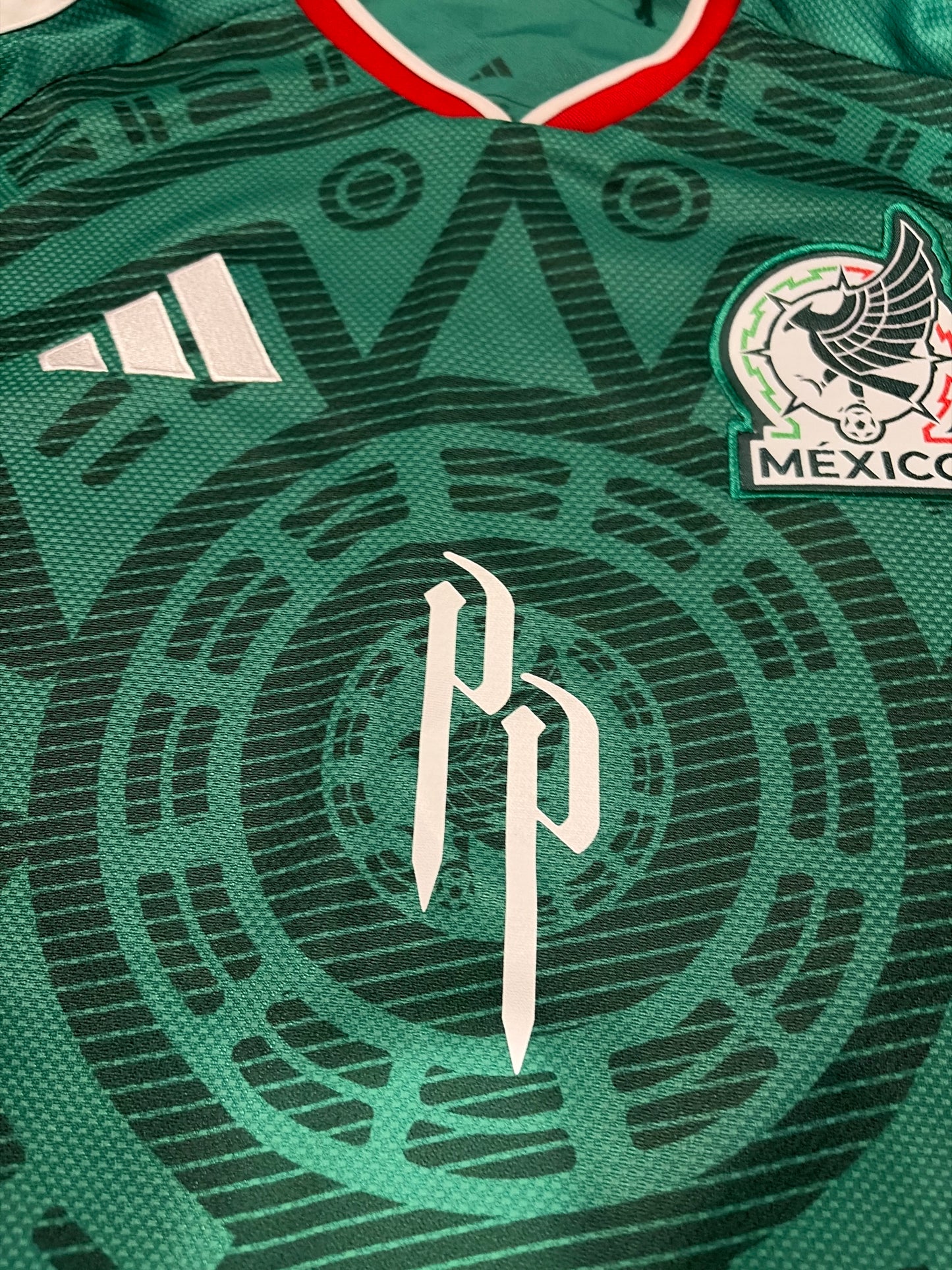 Mexico Soccer Adidas World Cup 2026 PP Home Replica Authentic Men Jersey