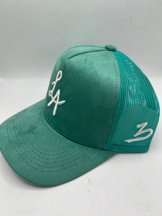 Los Angeles JSW Private Label Mint Suede A-Frame Snapback Hat