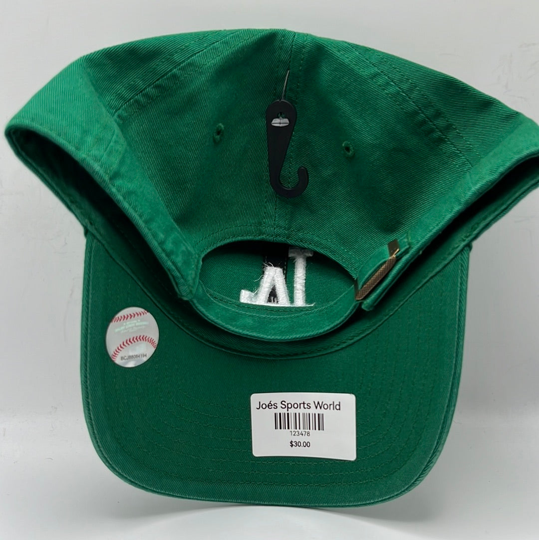 Los Angeles Dodgers MLB 47Clean Up Brand Genuine Merchandise Green Adjustable Hat