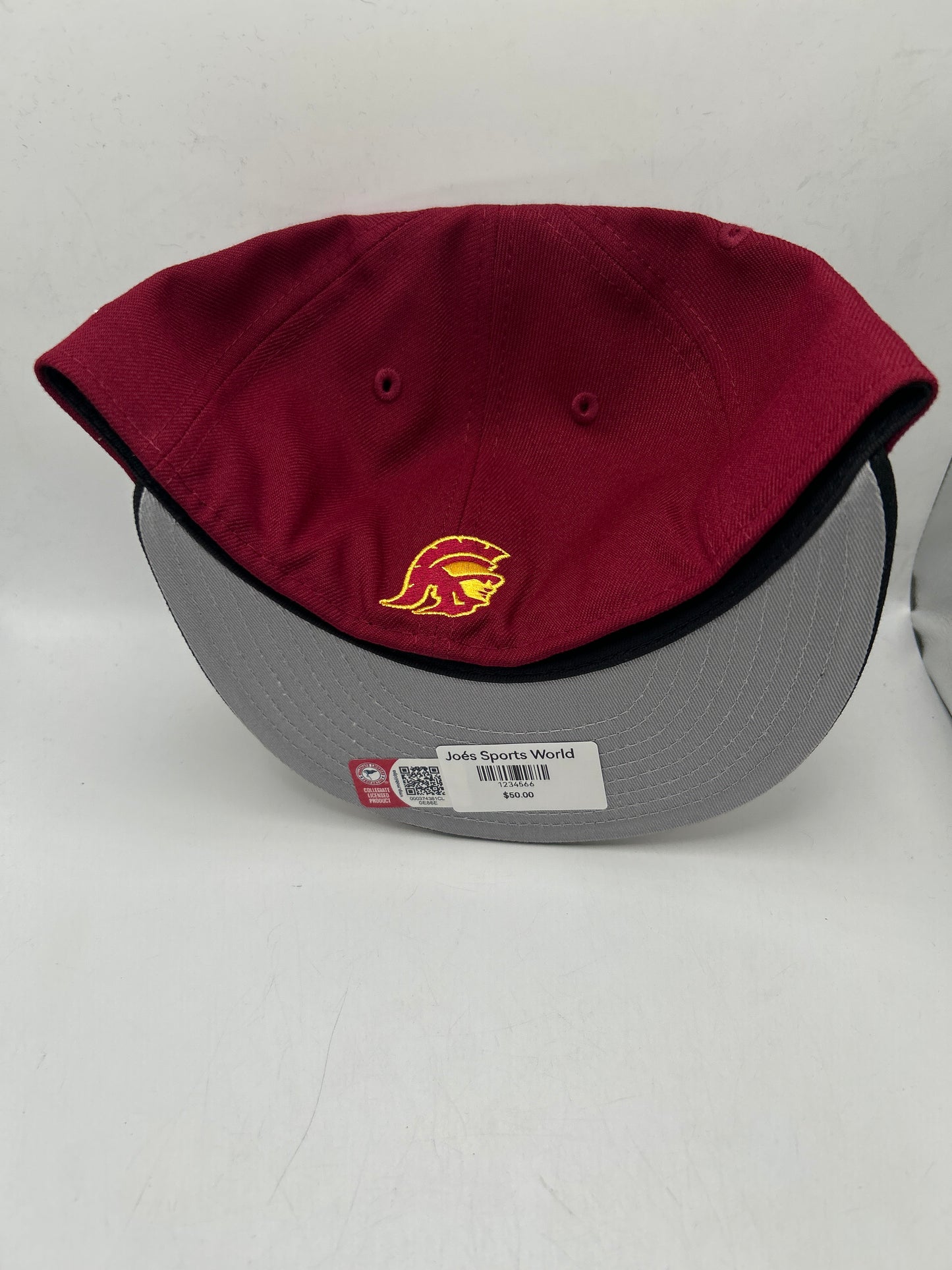 Trojans New Era 59Fifty Cardinal/Black Fitted Hat