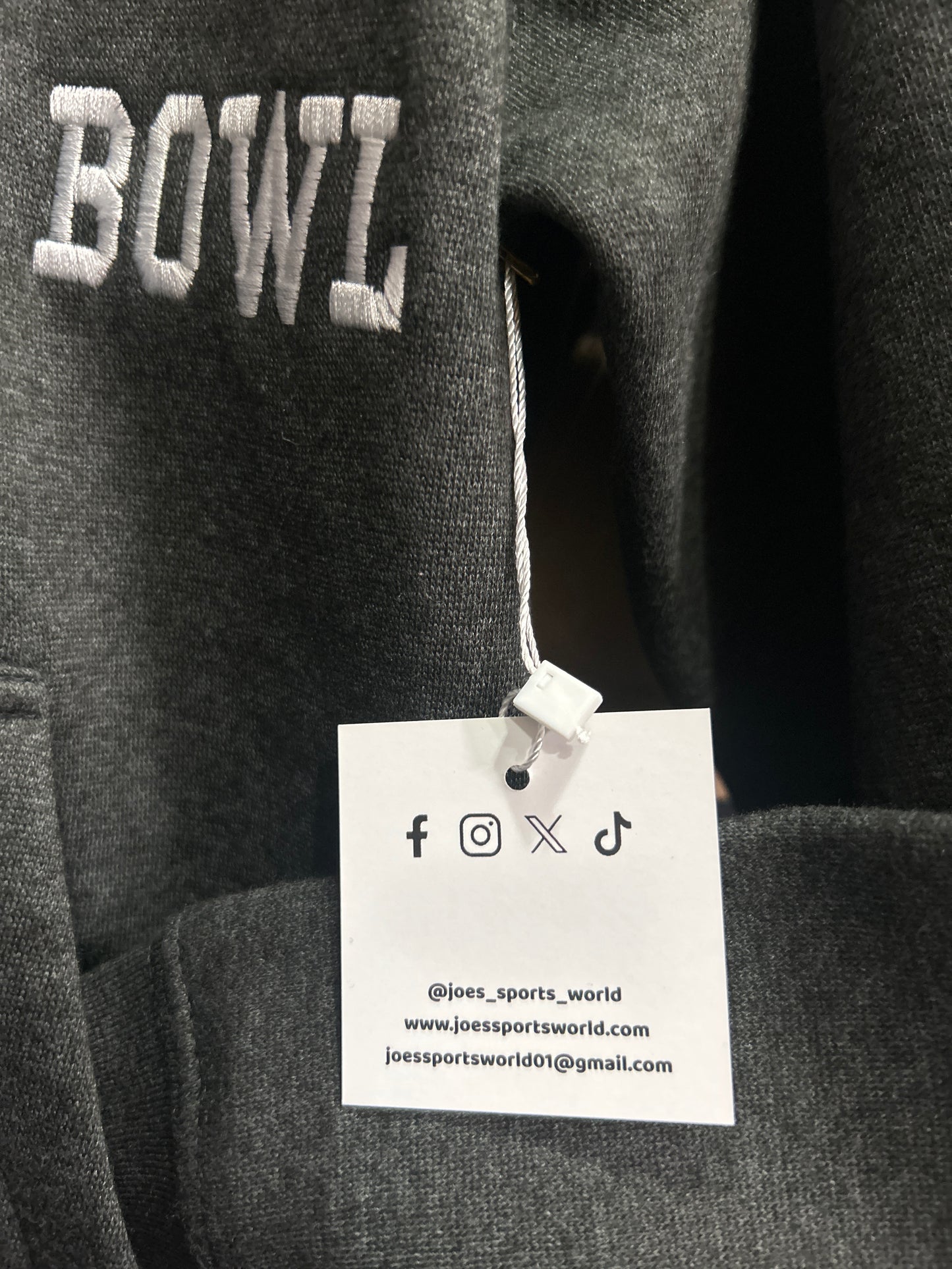 NFL Superbowl LX 2026 JSW Private Label "BENITO" Black Authentically Unique Patched Hoodie