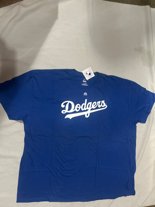 Los Angeles Dodgers MLB Majestic Genuine Merchandise Oversized Men T-Shirt