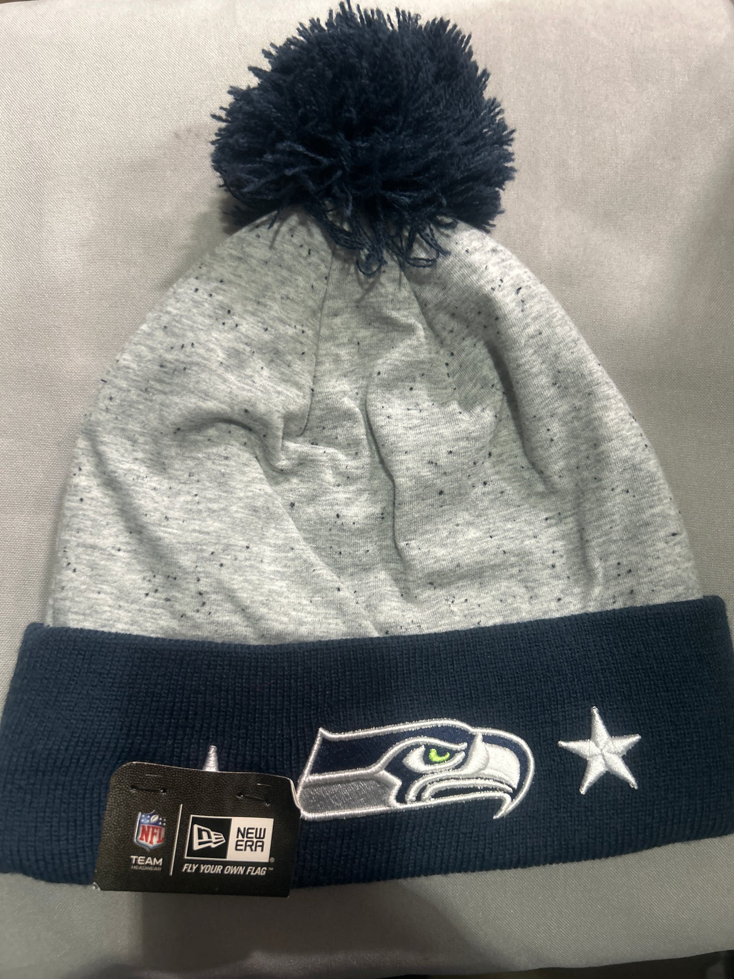Seattle Seahawks NFL Stars Knit Pom Beanie