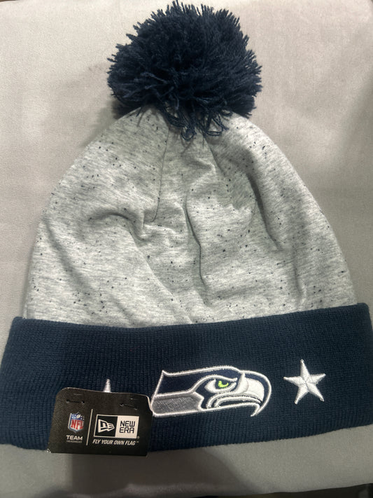 Seattle Seahawks NFL Stars Knit Pom Beanie