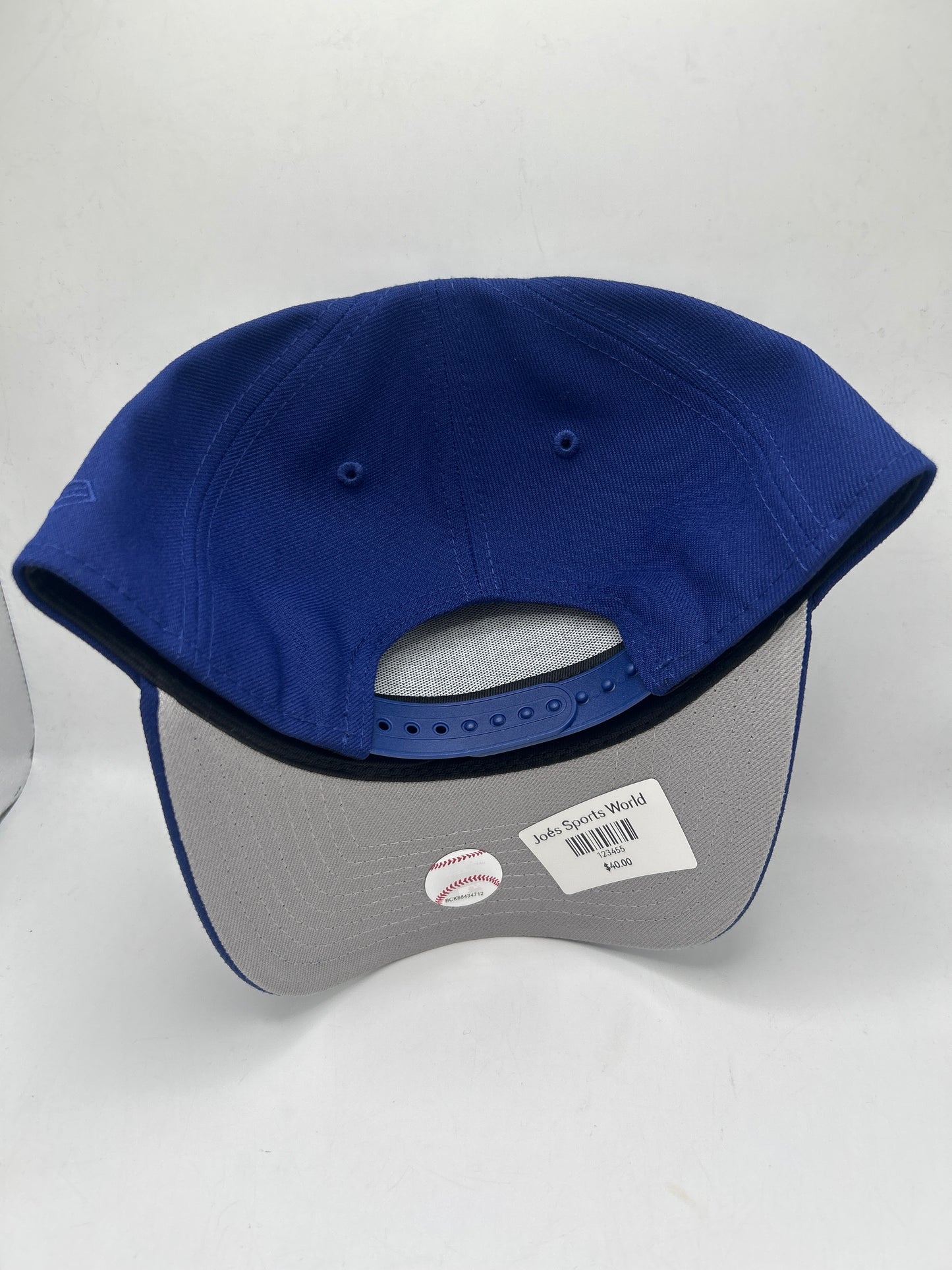 Los Angeles Dodgers MLB New Era 9Forty Blue-on-Blue A-Frame Adjustable Hat