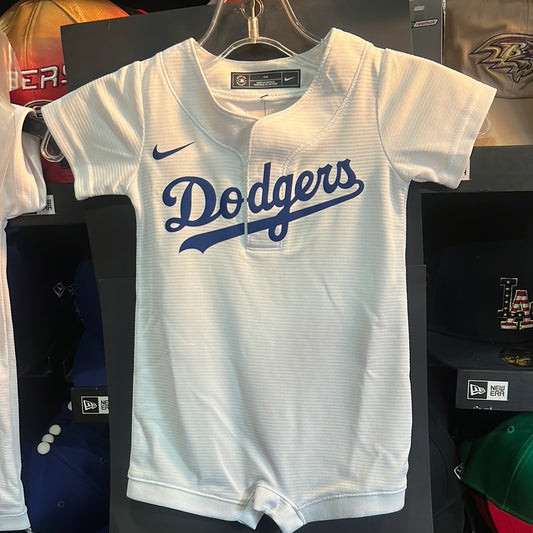 Los Angeles Dodgers MLB Nike White Onesie