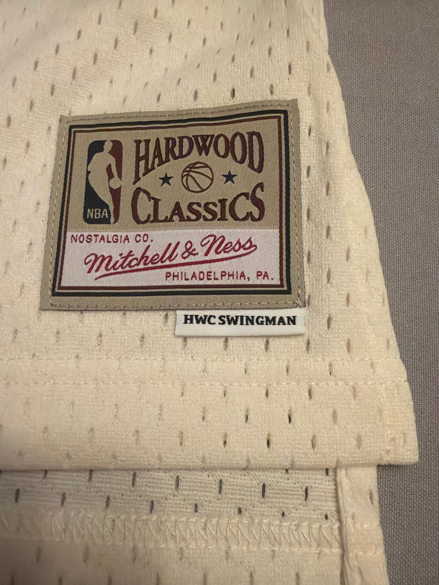 Los Angeles Lakers NBA Mitchell & Ness Hardwood Classics #32 Magic Johnson HWC Swingman Women Jersey