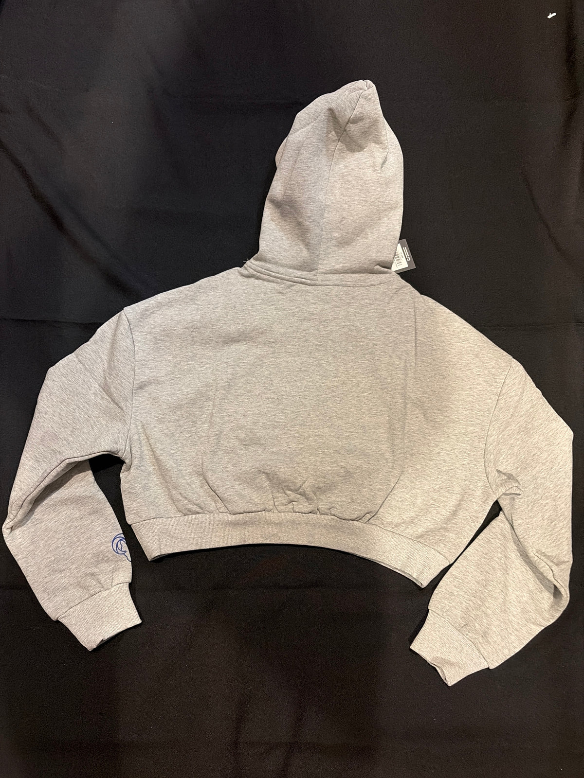LOS ANGELES RAMS NFL THE WILD COLLECTIVE WOMEN CROP HOODIE