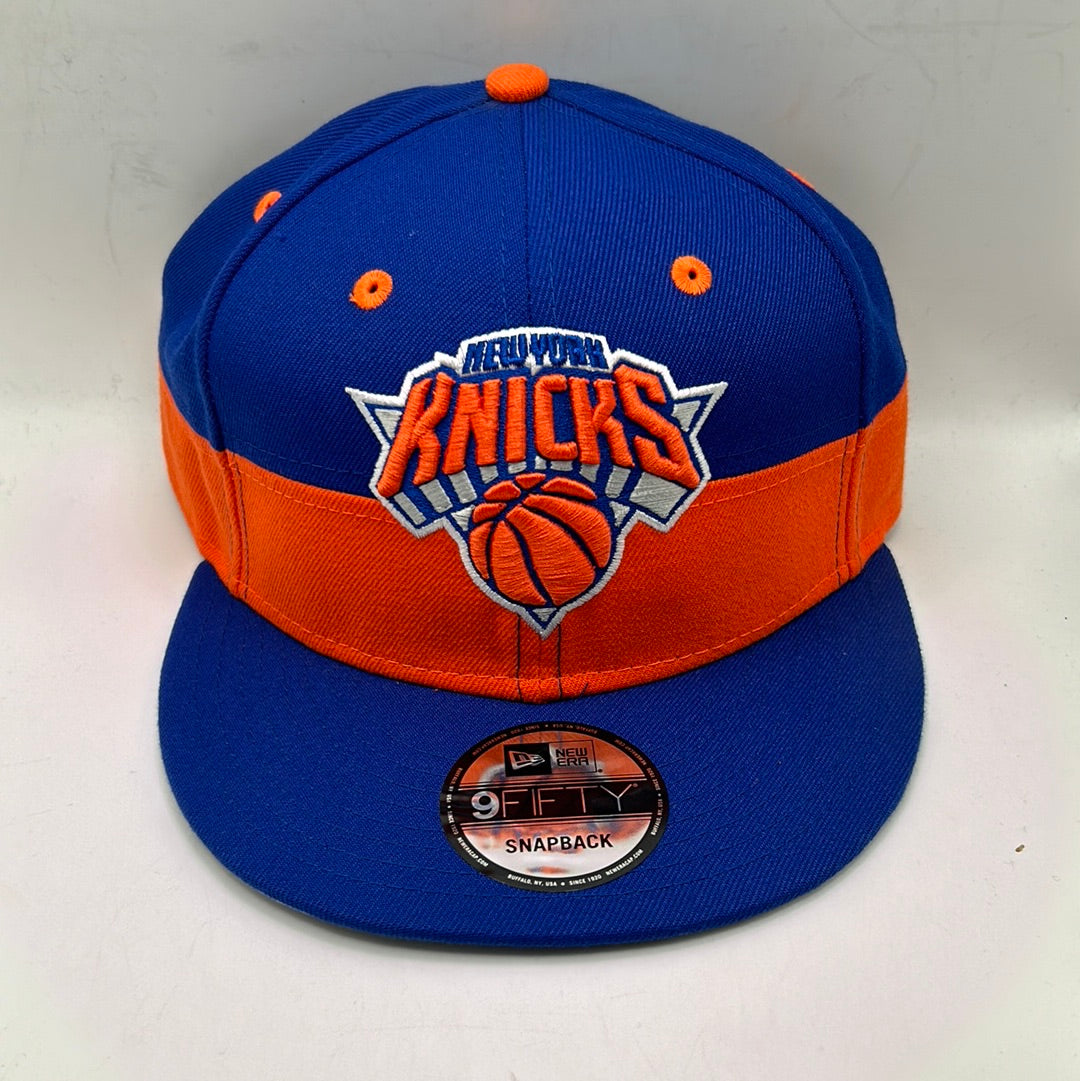 New York Knicks NBA New Era 9Fifty All Over Split Snapback