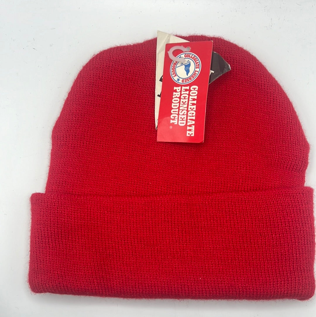 Ohio State University Collegiate Licensed Product Red Beanie