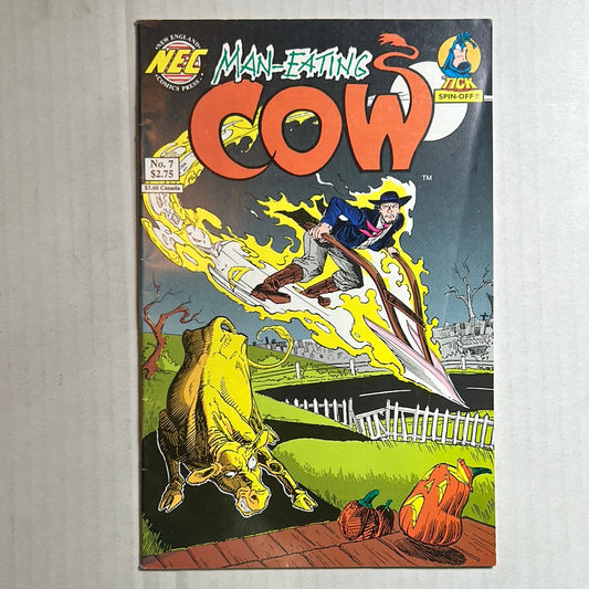 Man-Eating COW by New England Comic Press NEC No. 7 Comic Book