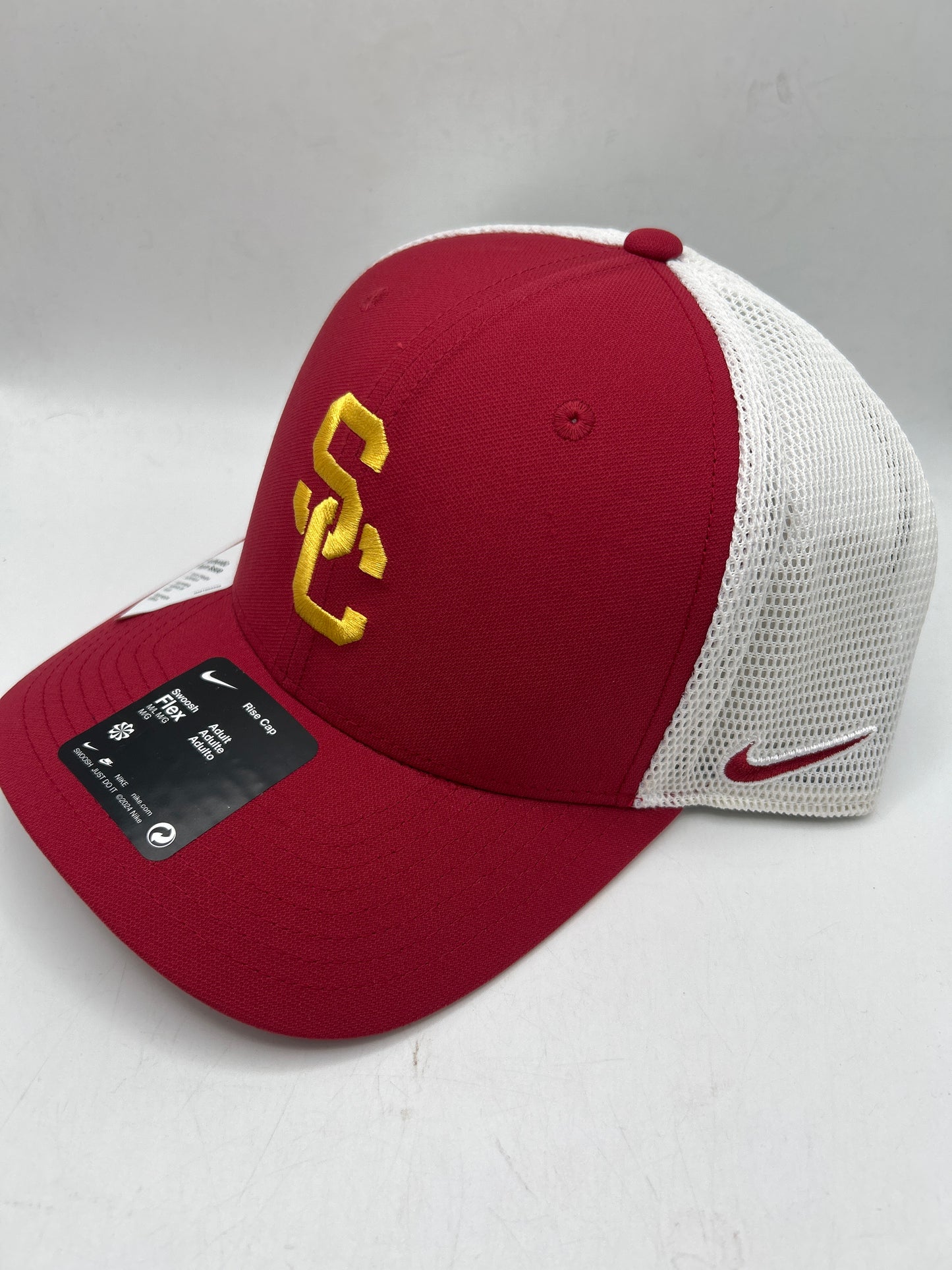 USC TROJANS NCAA NIKE SWOOSH Trojans NCAA Nike Classic Swoosh Flex Cardinal & White Hat