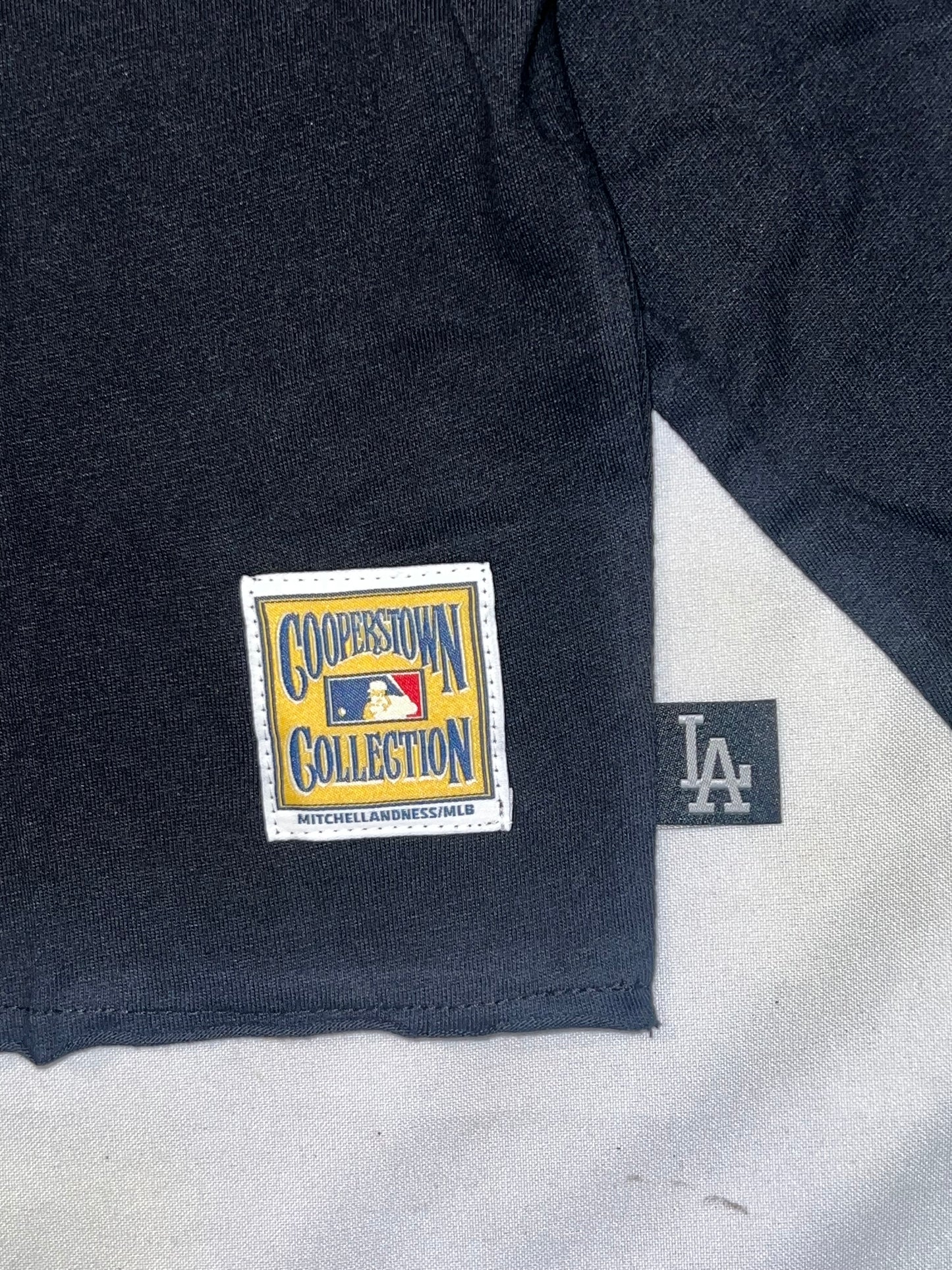 Los Angeles Dodgers MLB Michell & Ness Cooperstown Collection Cropped Women’s Long Sleeve Shirt