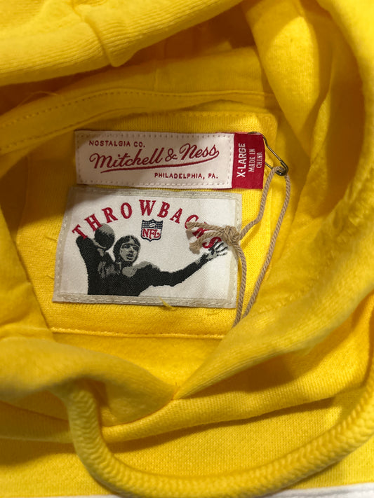 Los Angeles Chargers NFL Mitchell & Ness Throwbacks Men Coach Hoodie