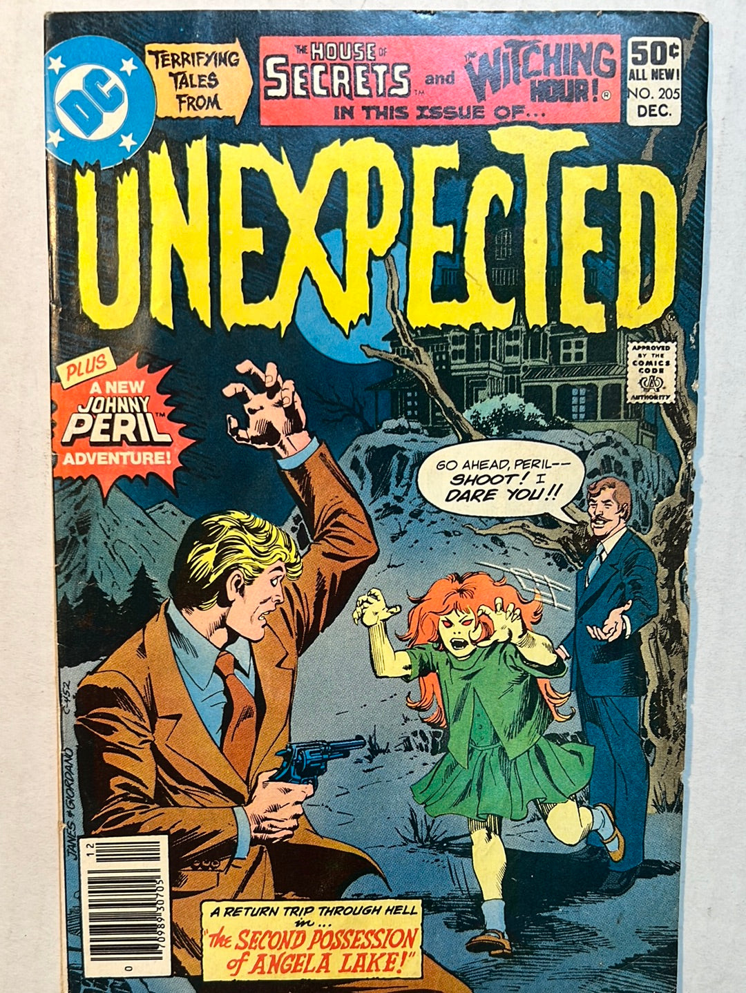 Unexpected by DC Comics “The House of Secrets and The Witching Hour!” No. 205 Comic Book