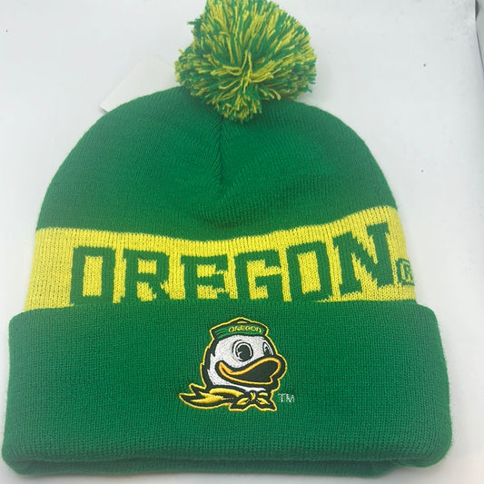 Oregon University N&D Knit Pom Beanie