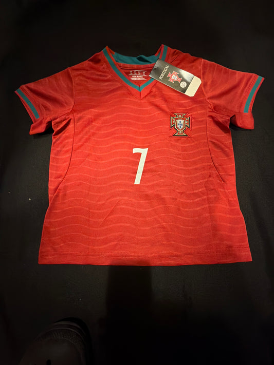 Portugal 2026 Ronaldo #7￼kids and Youth Set Jersey