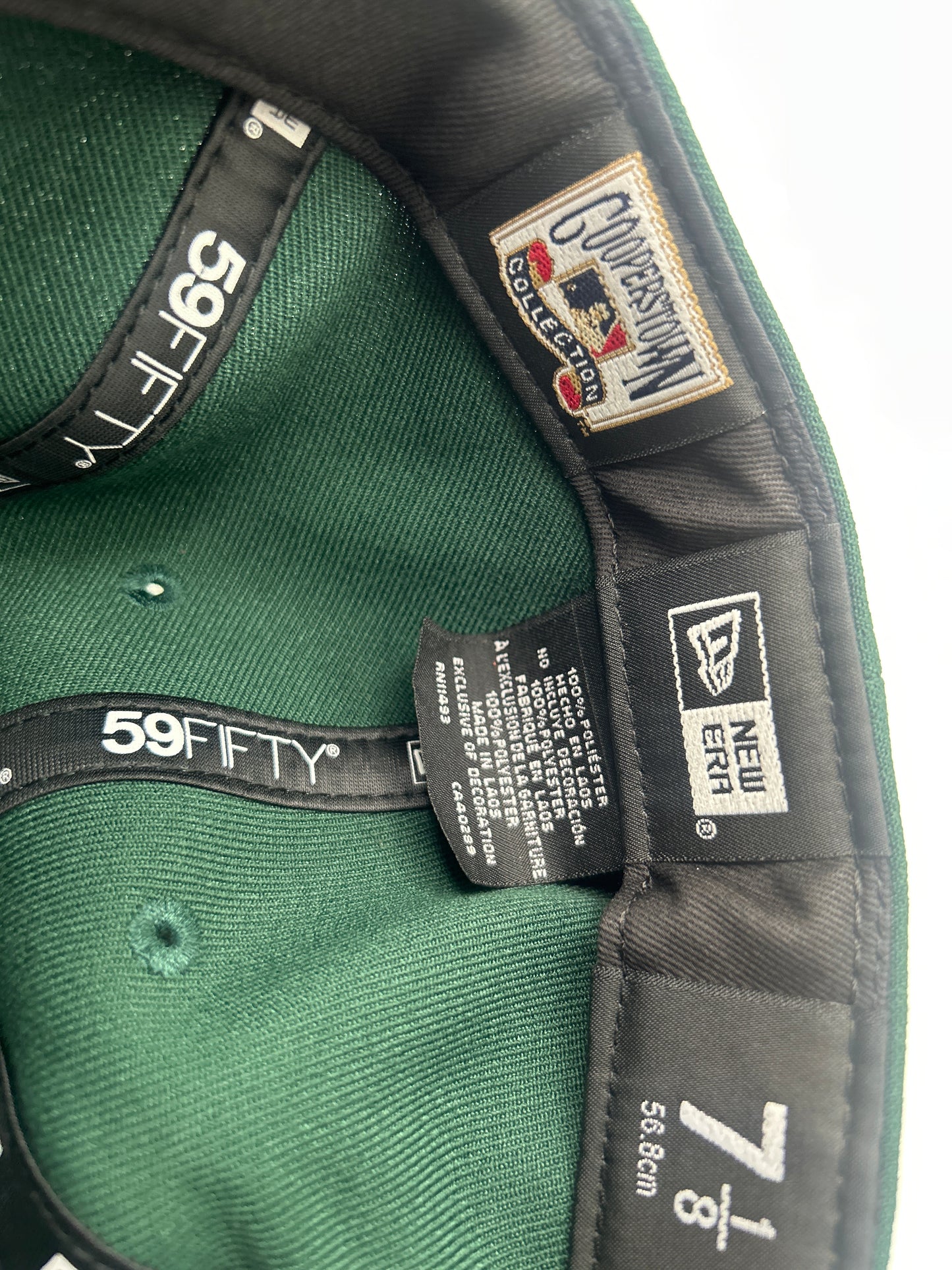 Los Angeles Dodgers MLB Cooperstown Collection New Era 59Fifty Dodgers Stadium 50th Anniversary Side Patch Fitted Hat Emerald Green