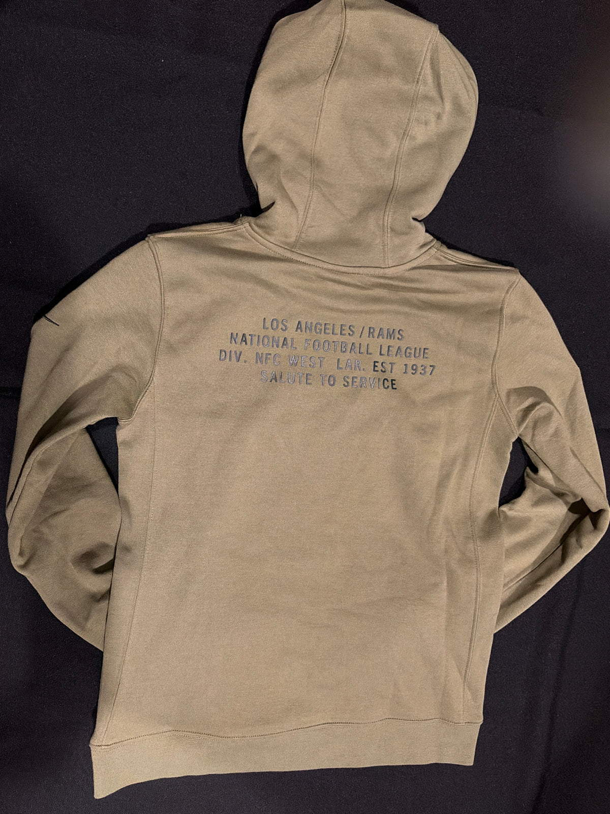 Los Angeles Rams NFL Salute to Service Hoodie Youth size