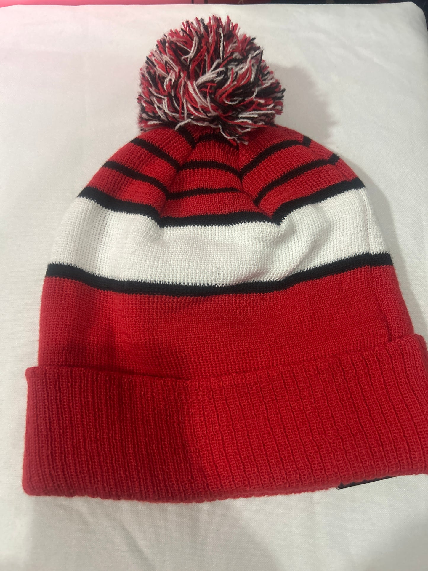 Kansas City Chefs NFL New Era One Time Removable Pom Knit Beanie
