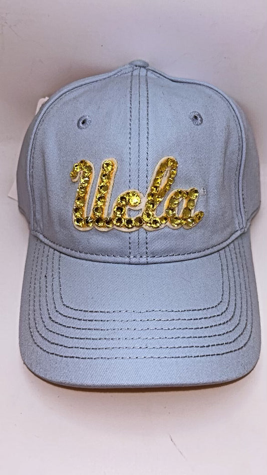 University of California Los Angeles UCLA Bruins Bedazzled Adjustable Hat - Sky Blue