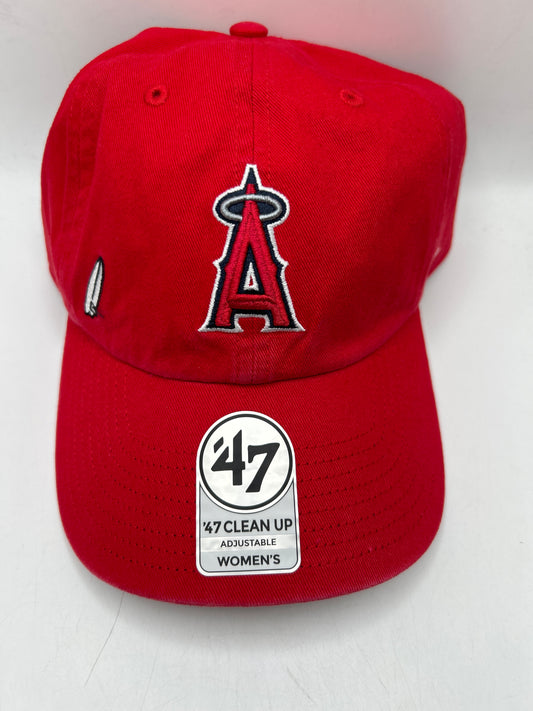 Los Angeles Angels MLB 47Clean Up Confetti Rouge Women Adjustable Hat