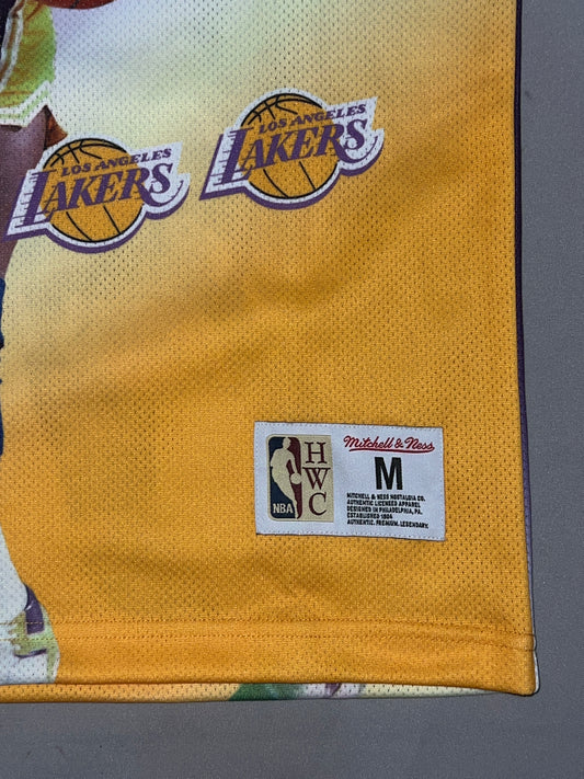 Los Angeles Lakers NBA Mitchell & Ness a Hardwood Classics Behind The Back Magic Johnson Mens Tank