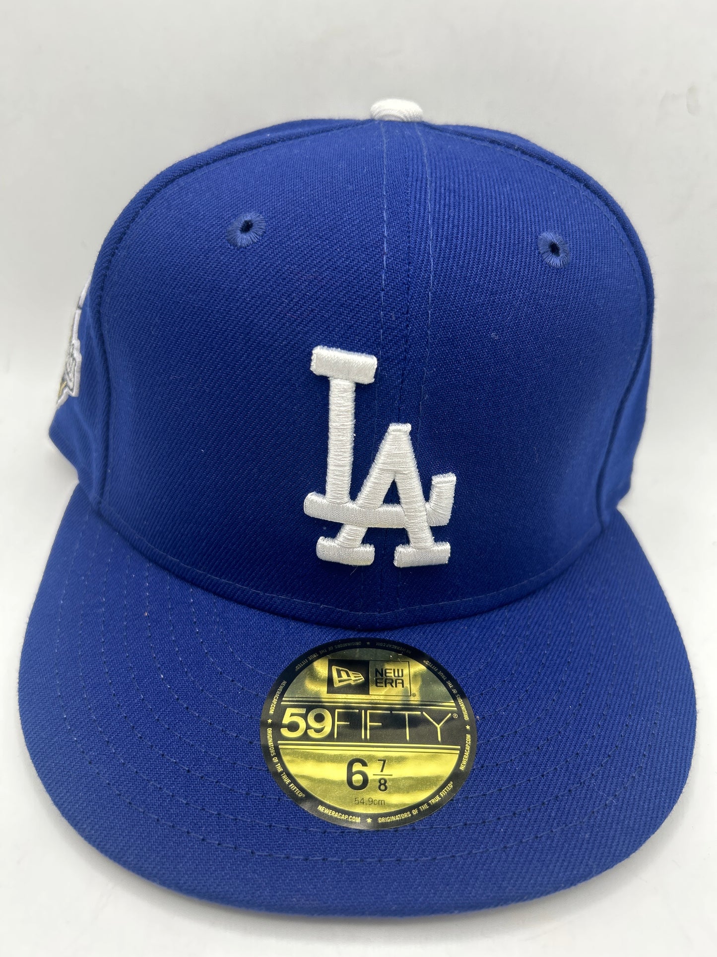 Los Angeles Dodgers MLB New Era 59Fifty 2025 World Series Side Embroidered Artwork Fitted Hat Classic Royal Blue