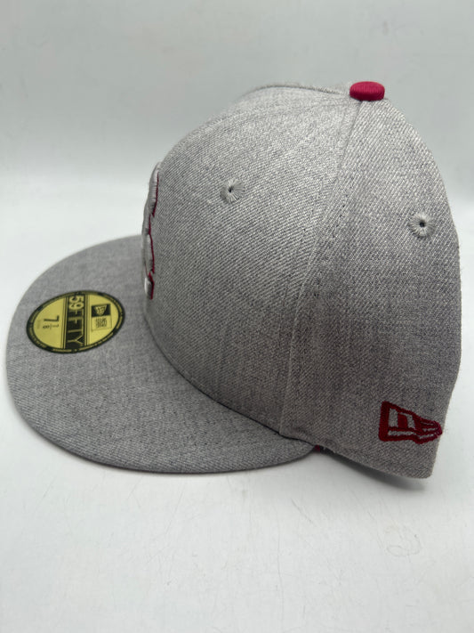 USC Trojans New Era 59Fifty Grey Fitted Hat