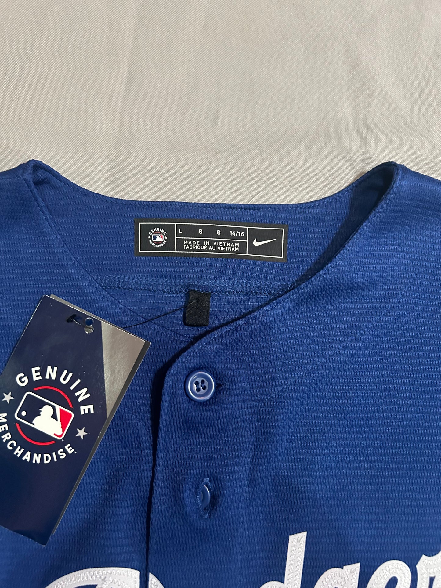 Los Angeles Dodgers MLB Genuine Merchandise Nike Youth City Connect Jersey - Original Royal Blue