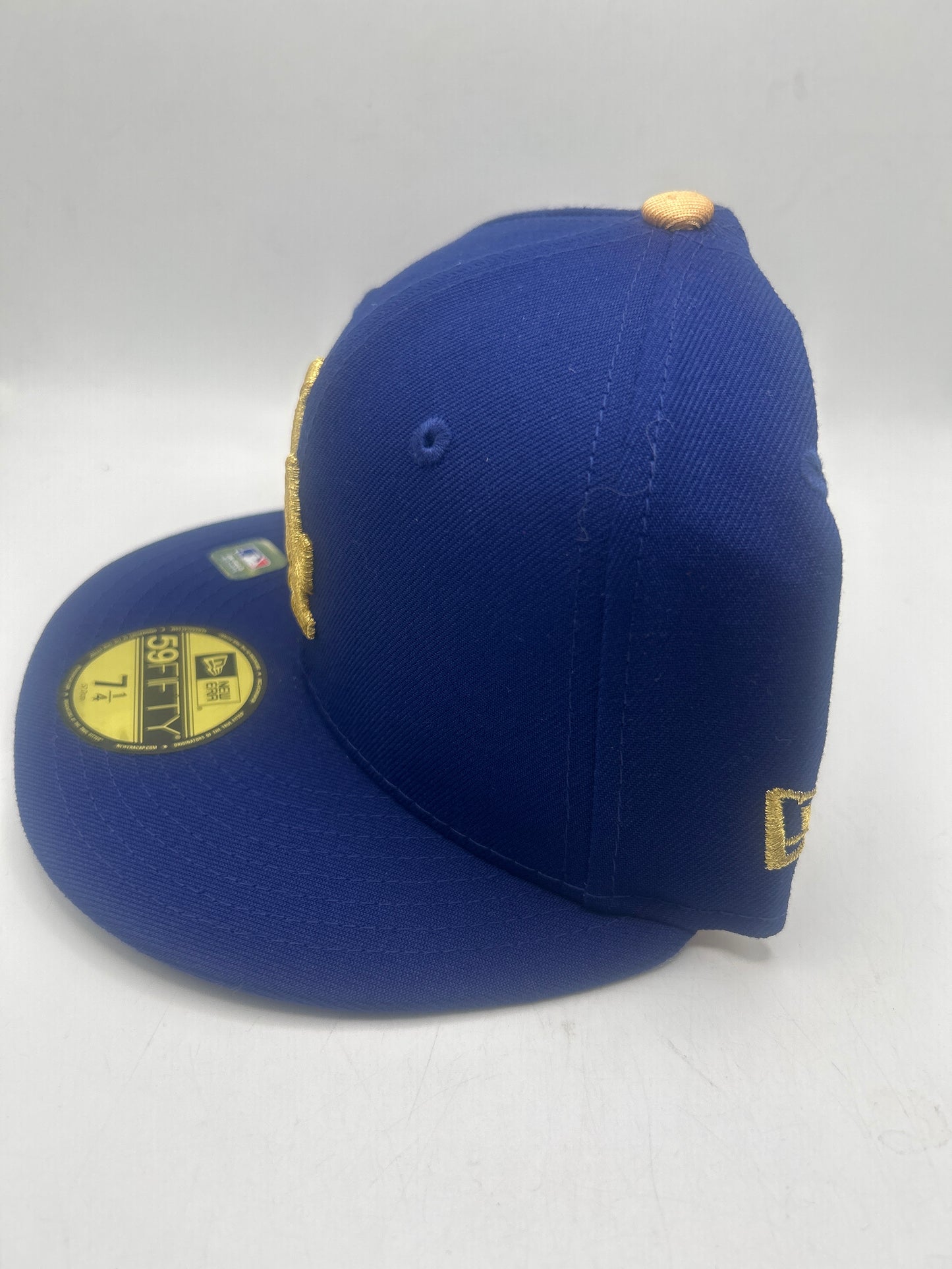 Los Angeles Dodgers MLB World Series 2024 Champions 59Fifty Fitted Gold Edition Hat