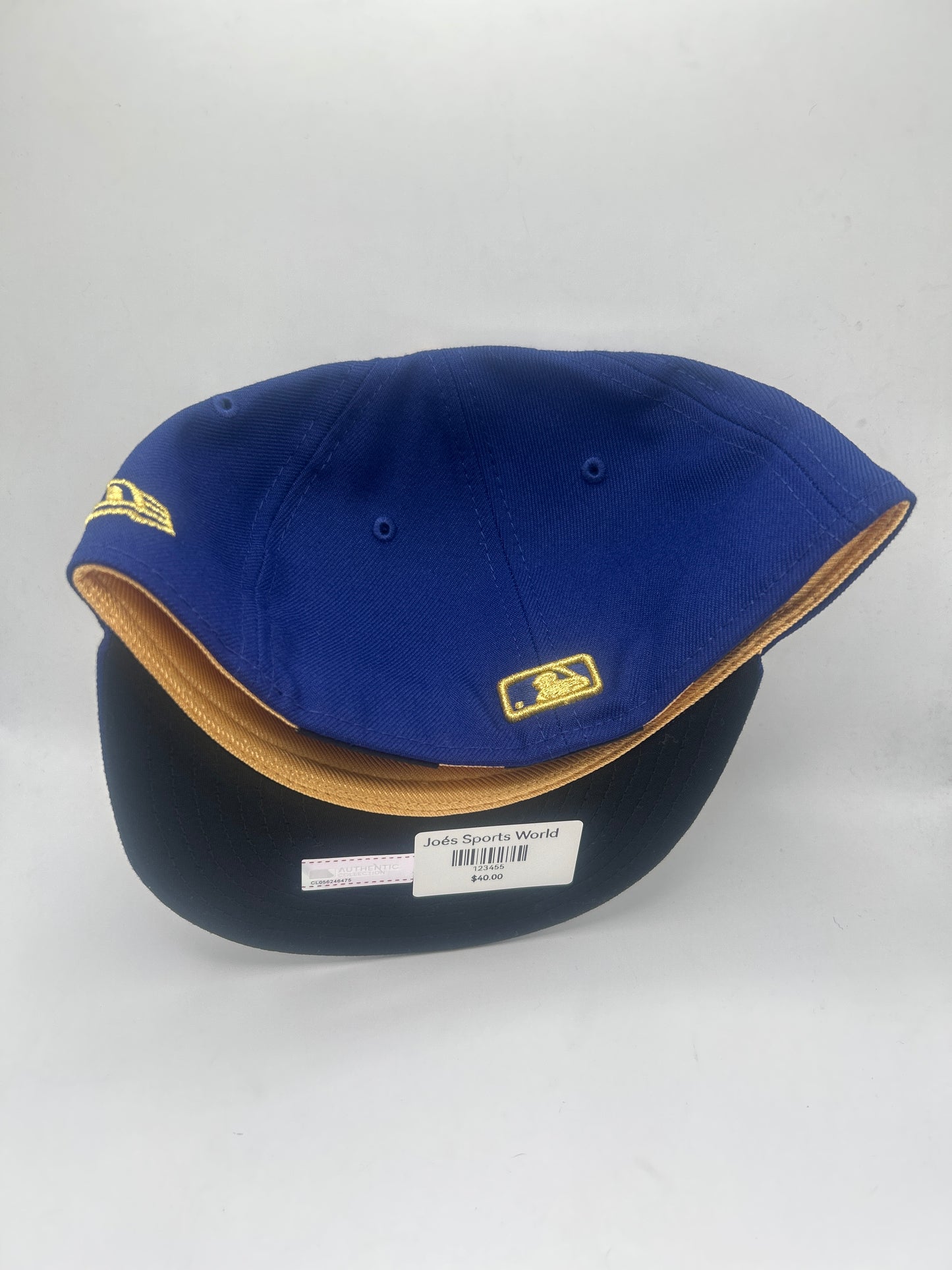 Los Angeles Dodgers World Series 2024 Champions 59Fifty Fitted Gold Edition Kids Hat